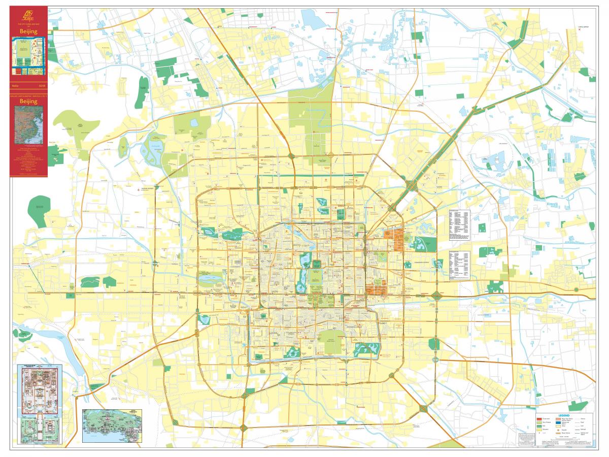 Mapa de la ciudad de Pekín